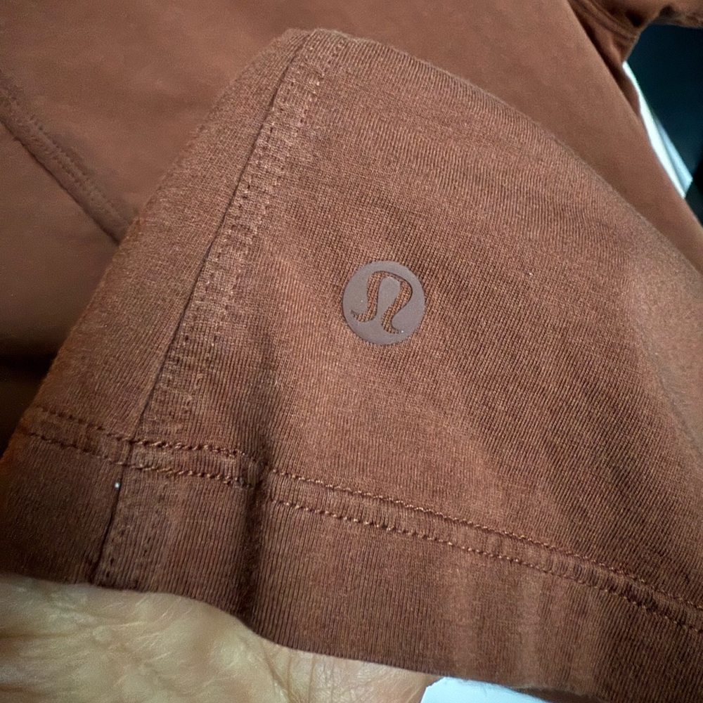 Lululemon All Yours Short Sleeve Crew Neck Tee in Brown - Picture 3 of 3